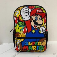 日本 Nintendo Super Mario Bro 孖寶兄弟 彩色牛津布 童裝 背囊