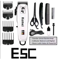 Kemei PG809A / KM PG809A Professional Rechargeable Electric Hair Clipper Kemei KM bonus scissors
