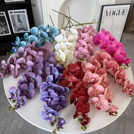 [Prs] Artificial Butterfly Orchid Faux Flowers For Home Decor Living Room Hotel Window Wedding Arran