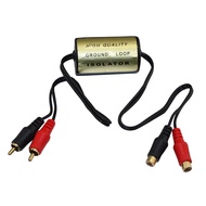 Ground Loop Noise Isolator, Amplifier Noise Filter for Car Audio Home Stereo, Feedback Loop Isolator