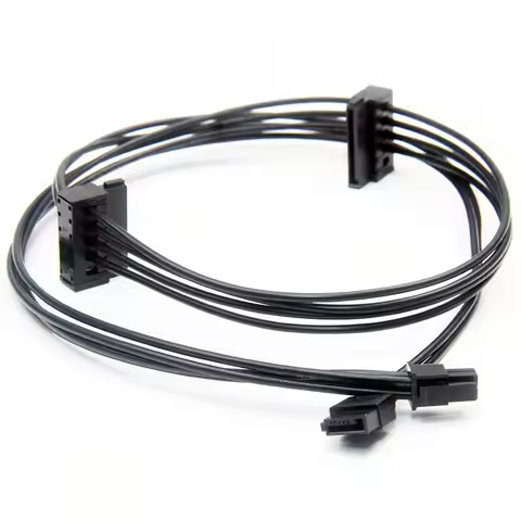 H1111Z Computer Cable & Connectors for Lenovo M710s Power Cable 4Pin to 2 SATA 15pin +6pin SATA CD-R