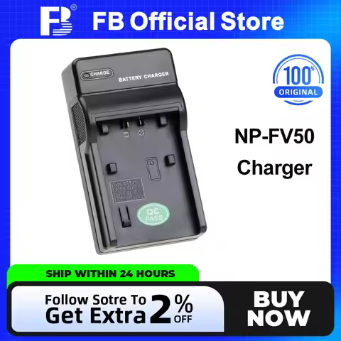 FB NP-FV50 Single Slot USB Battery Charger for Sony FH50 FH70 FH100 FV70 FV70A FV100 FP30 FP50 FP60 