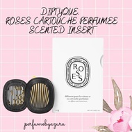 DIPTYQUE ROSES CARTOUCHE PERFUMEE SCENTED INSERT