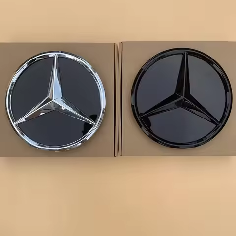 1pcs Front Grille Star Logo Emblem Badge For Mercedes C/B/E Class W204 W205 W176 W206 W253 W213 GLC 