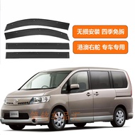 ฟิล์มกันฝนสำหรับหน้าต่างรถยนต์ Nissan Serena C28 C25 C26 C27 รุ่นฮ่องกง ป้องกันแสงแดดและฝน ไม่ต้องติ