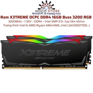 RAM PC OCPC 16GB X3TREME DDR4 3200 LED RGB 1.35V / 1.2V l Hoco Store PC