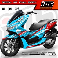 Decal Pcx 150 Full Body Stiker Pcx 150 2019 Full Body Desain REDBULL