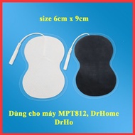 Electrical Pulse Patches (2 pieces) MPT812 physical therapy machine, DrHome, Dr.Ho(6cm x 9cm)