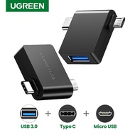 UGREEN USB 3.0 OTG Cable Adapter 2 in 1 Micro USB Adapter Type C Cable Converter