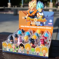 1Pcs Random Anime Dragon Ball Figures PVC Super Saiyan Freeza Goku Vegeta Doll Action Figure Gashapo
