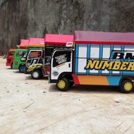 miniatur truk oleng / miniatur truk kayu - tawakal 5