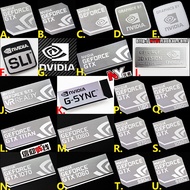 2025 Stickers NVIDIA Invida GTX1080Ti 1070Ti 1050Ti Graphics Card Label 1180 Stickers Metal Stickers