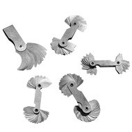 Stainless Steel Radius Gauge Portable Concave Convex External Internal Arc Measuring Tool Radius Fil