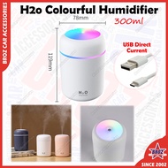 H2o Colorful USB Humidifier Colourful Diffuser Air Purifier Aroma DIY Home Cooling Air Car Use Direc
