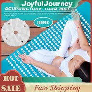 100pcs Plastic Lotus Acupressure Yoga Mat Spikes Pilates Cushion Pad Needle