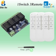 Diese Ewelink APP WiFi สมาร์ทสวิทช์ DC 12V 24V 36V 72V 4Ch 10A ตัวรับสัญญาณรีเลย์โมดูล REMOTE Voice 