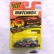 Matchbox 1996 Mercedes GTC - Blue (Slight dent blister)