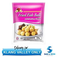 Mushroom Fried Fish Ball 500g bebola ikan goreng San and Son Frozen San&Son