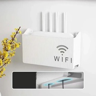 Wall Mounted Wireless Wifi Router Shelf ABS Plastic Storage Box Router Rack Cable Power Bracket