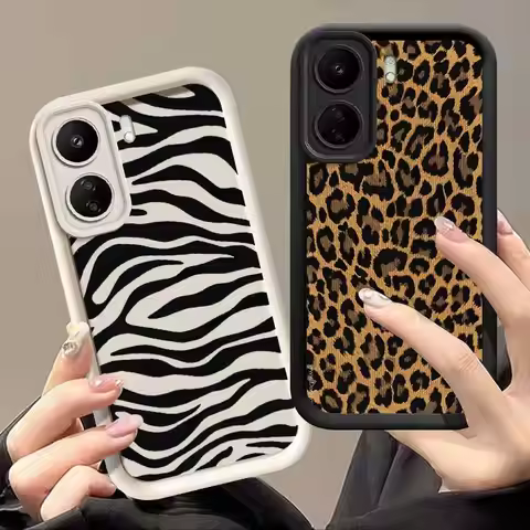13C Leopard Elegance Sky Eye Ladder Phone Case For Redmi 12 12C 11A 10 10A 10C 9 9T 9A 9C 9i 9CNFC 8