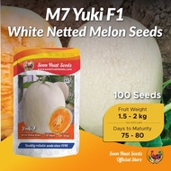 [100 Seeds] M7 Benih Melon Yuki Soon Huat Seeds