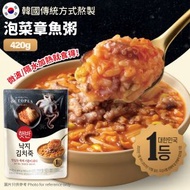 CJ - Bibigo / Hat Bahn 泡菜章魚即食粥 （1-2人份）420g (包裝隨機發送)