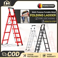 5/6/7/8 Step Tangga Lipat Ladder Foldable Heavy Duty Hagdanan Folding Portable Step Ladder Hagdan 折叠