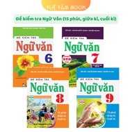 Book - Literature test 6 7 8 9 (15 minutes, midterm, final term)