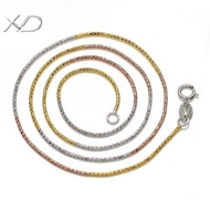 Silver Fashionable Gold and Silver Necklace925Silver Necklace925Necklace for Women Wholesale XD Colo