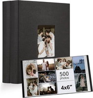 Photo Album 4x6 500 Pockets 1pc Large Capacity Photo Book Album with Front Window Picture Album for 