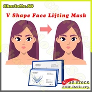 🌴SG Stock🌴5pcs/box V shape face lifting mask Double chin slimming mask V line mask V shape mask Face