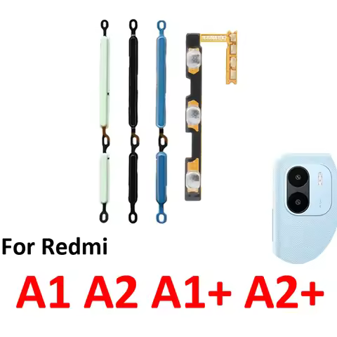 For Xiaomi Redmi A1 A2 A1+ A2+ Phone Housing Power Volume Button On Off Up Down External Key Interna