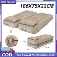 ぜ186X75X22cm 田fy Mattress Air Mattress Inflatable Pump Double Air Bed / Air Mattress Including Pillo