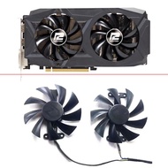 2PCS PLA09215B12H 85MM 4PIN Cooling Fan For Powercolor RX 580 Red Dragon 8GB Graphics Card Fan repla