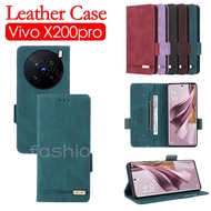 Flip Leather Phone Case For Vivo X100 X200 pro mini X200pro mini X200promini X100spro X100Ultra X 20