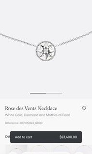 Dior Rose des Vents Necklace 八芒星頸鍊