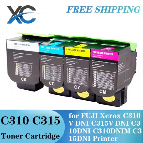 C310 C315 Color Toner Cartridge Compatible for FUJI Xerox C310V DNI C315V DNI C310DNI C310DNIM C315D