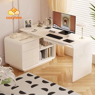 Computer Desktop Table Home Office Bookcase All-in-one Study Corner Desk COZY