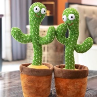 Lovely Talking Cactus Toys Singing 120 Songs Dancing and Twisting Enchanting Cactus Recording Learning To Speak Plush Do