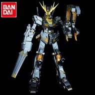 Bandai Gundam Anime Figure MG 1/100 RX-0 UNICORN GUNDAM-02 BANSHEE Metal Colouring Assembling Model MG Black Unicorn 2