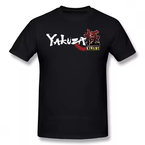Yakuza T Shirt Yakuza Kiwami T-Shirt Short Sleeve Printed Tee Shirt Awesome 3xl Beach Male Cotton Ts