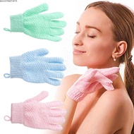 BACKSTREET4FC3 Bath Scrub Glove Soft Five Fingers Shower Spa Exfoliator Two-sided Dead Skin Removal 