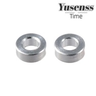 YUSENSS 8Pcs Shock Absorber Spacer, Silver Tone Aluminium Alloy Damper Spacer Washer, Durable d2.6xD5x2 Flat Gasket for RC Model Car