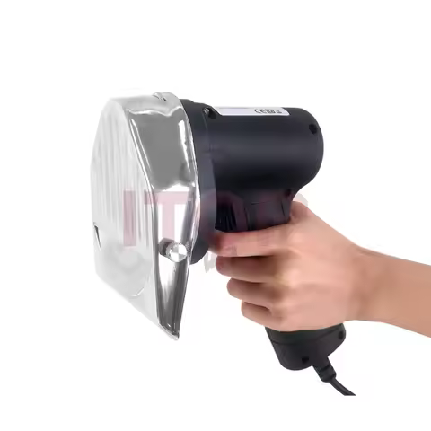 Shawarma Slicer with 2 Blades Electric Gyro Kebab Slicer Commercial Portable Sliced Shawarma Cutter