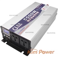 CJ inverter 5500W 12v/24V อินเวอร์เตอร์เพียวซายเวฟ100% ตัวแปลงไฟ Dc to Ac ตัวแปลงไฟรถ สินค้าพร้อมส่