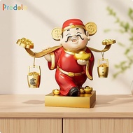 predolo Caishenye Statue Prosperity Wealth Deity Statue Freestanding Deity of Prosperity