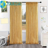 GLENES Sequin Backdrop Curtain, Colorful Decorative Sparkly Sequin Backdrop, Background Drapes Polye