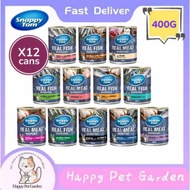 Snappy Tom(1 Carton 12 Can ) Cat Wet Food 400g Premium Nutrition With Real Fish And Chicken, Grain F