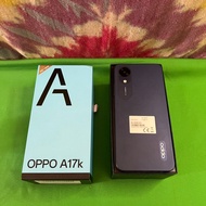 OPPO A17K 3/64GB SECOND FULLSET