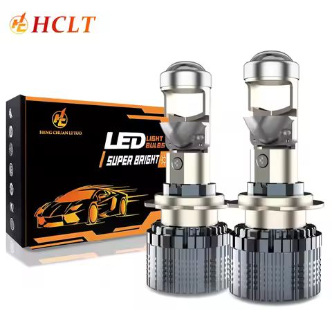 H7 H4 Bi LED Projector Lens Headlight 30000LM Canbus H11 9005 HB3 9006 HB4 Mini Projector Len Bulb T